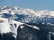 View of the Breckenridge ski area