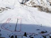 Gampen lift practice slope and Murmi Snowpark practice area