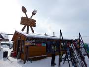 Mountain hut tip Pod Rudym Kotem