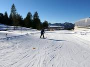 Practice area of the NTC ski school