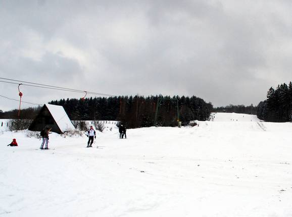 The ski slope in Burbach