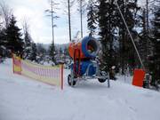 Efficient snow cannon in Szczyrk Mountain Resort