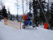 High-performance snow cannon at Szczyrk Mountain Resort
