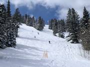 Steep slope at the Powderhorn II chairlift