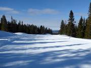 Very easy slope in the Hafjell ski resort
