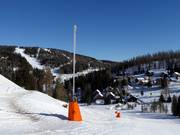 Snow lance on the Hochrindl