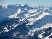 View from the Nebelhorn over the Fellhorn-Kanzelwand ski area