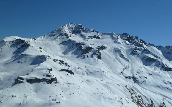 Skiing in Plagne Villages