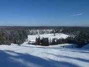 View from the mountain station over Kaltenbronn