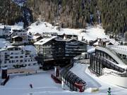 Accommodation at the valley station of the Pardatschgratbahn in Ischgl