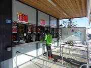 Very well-maintained ticket area at the Meierhof valley station