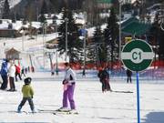 The slope at lift C is green, so it's very easy.