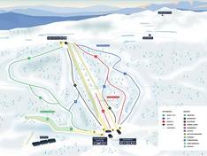 Trail map Kongsberg (Skimore)