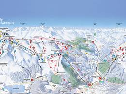 Trail map Parsenn (Davos Klosters)