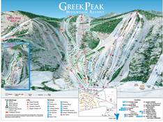 Trail map Greek Peak