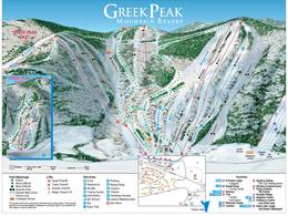 Trail map Greek Peak