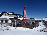 Umbrella bar at the Rotkogelhütte