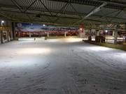 Beginner area in the lower part of the ski hall
