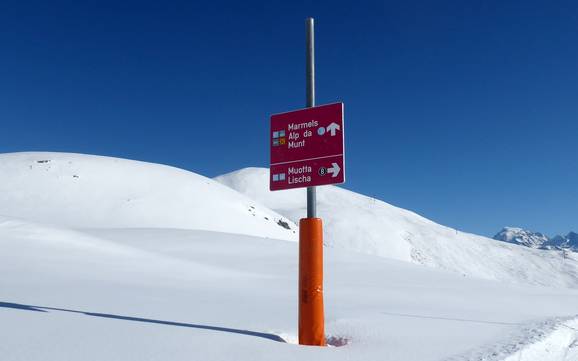 Val Müstair (Münstertal): orientation within ski resorts – Orientation Minschuns – Val Müstair-Tschierv