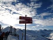 Slope signage at Jakobshorn