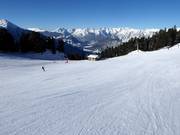 Very good slope grooming in Hochoetz