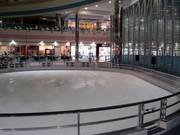 The ice skating rink is already in operation.