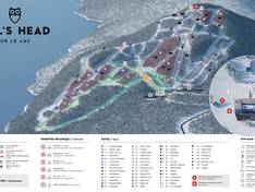 Trail map Owl's Head