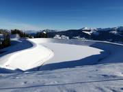 Storage pond at Spieljoch