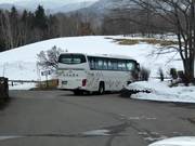 Ski bus in Sahoro Resort