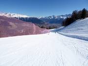Watles downhill run below the mid-station (valley run)