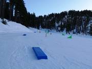 Small obstacles at the Bambi conveyor belt