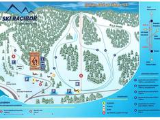Trail map Skipark Racibor – Oravský Podzámok