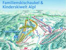 Trail map Alpl – Krieglach