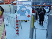 Children's access to the lifts