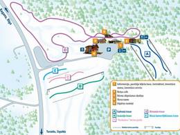 Trail map Reiņa trase – Kalnzaki