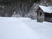 Cross-country ski trail in Angertal