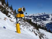 High-performance snow cannon at Zwölferkogel