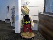 Galsterix at the mountain station of the gondola