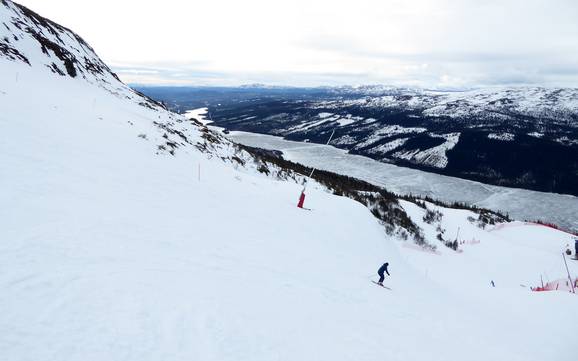 Skiing near Duved