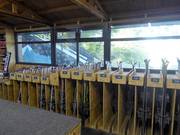 There are enough skis for everyone.