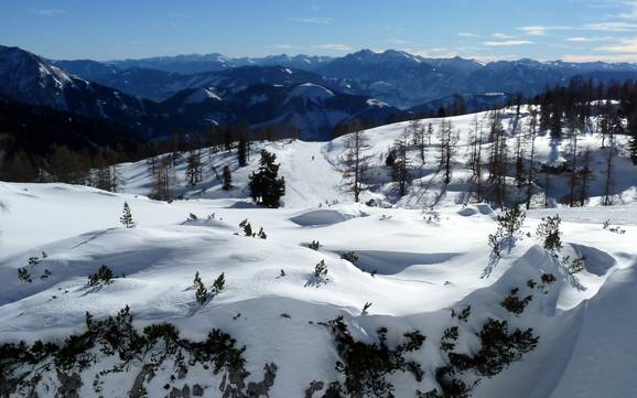 Biggest height difference in the Ennstal Alps – ski resort Wurzeralm – Spital am Pyhrn