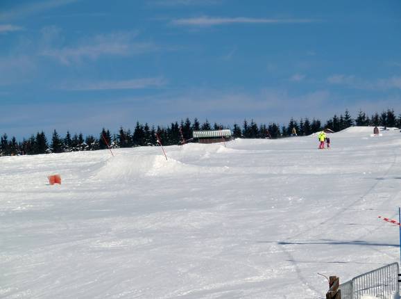 Easy slope in the Novako ski area