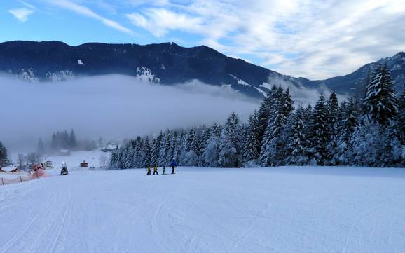 Skiing in the Ammergau Alps