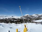 Snowmaking at Dollar Mountain in Sun Valley