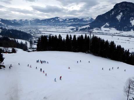 Lofer and Leogang Mountains: size of the ski resorts – Size Kirchdorf
