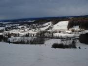 View of the main slope