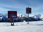 Signposting on the slopes