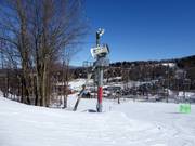 Snow cannon in the ski resort of Bromont