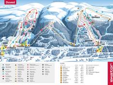Trail map Duved/Tegefjäll