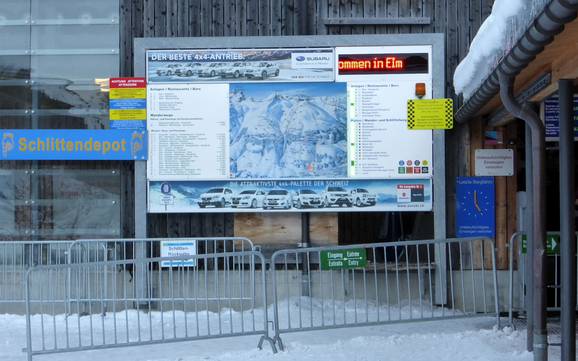 Glarus: orientation within ski resorts – Orientation Elm im Sernftal